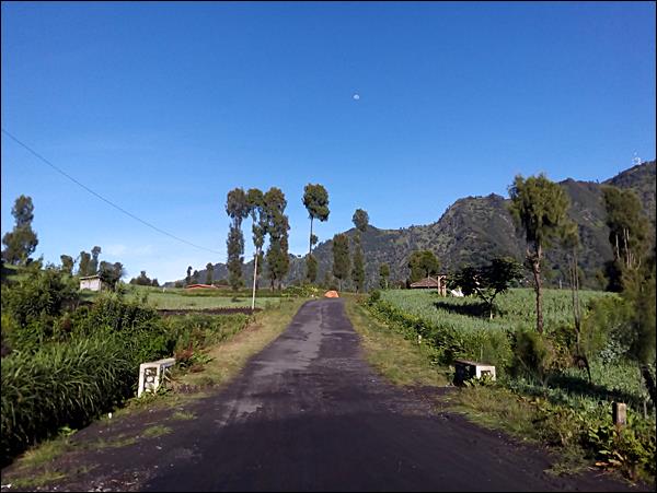 Drumul punct de vedere Seruni, Bromo - Indonezia