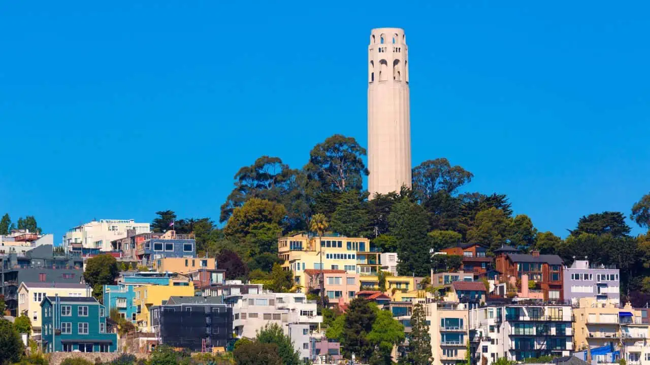 Coit Tower din San Francisco, California