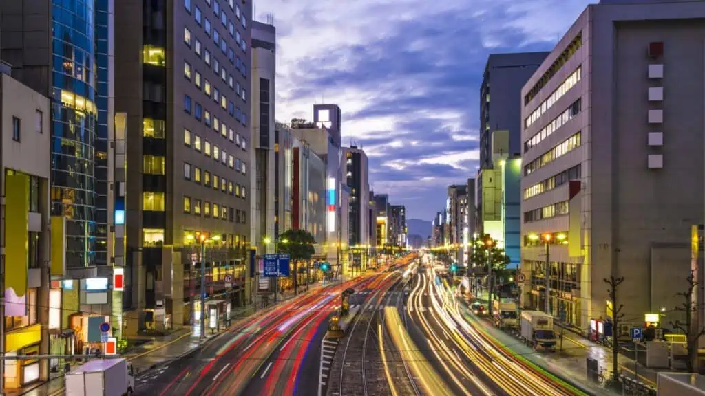 Centrul orașului Hiroshima, Japonia