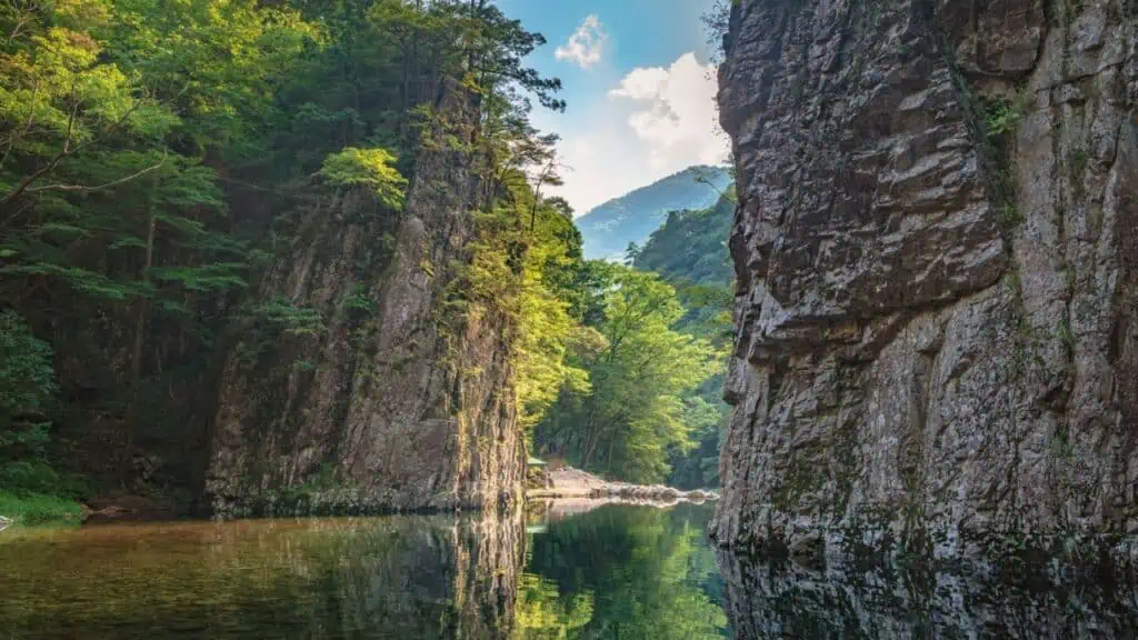 Cheile Sandan-kyo din Hiroshima, Japonia