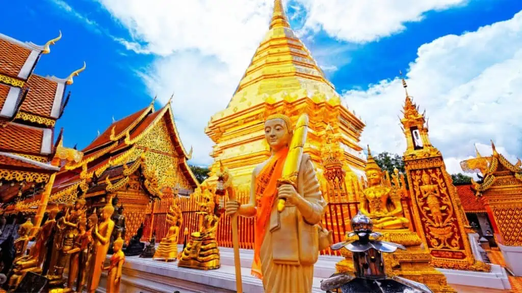 Wat Phra That Doi Suthep din Chiang Mai, Thailanda