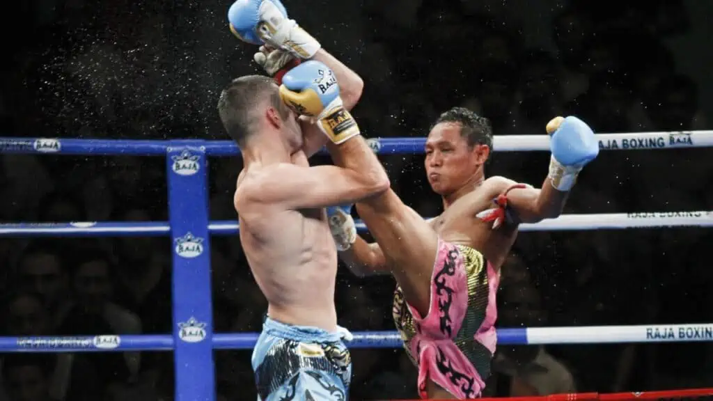 Meci de Muay Thai din Chiang Mai, Thailanda