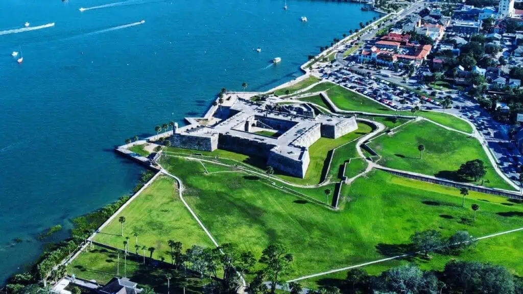 Monumentul național Castillo de San Marco din St. Augustine, Florida