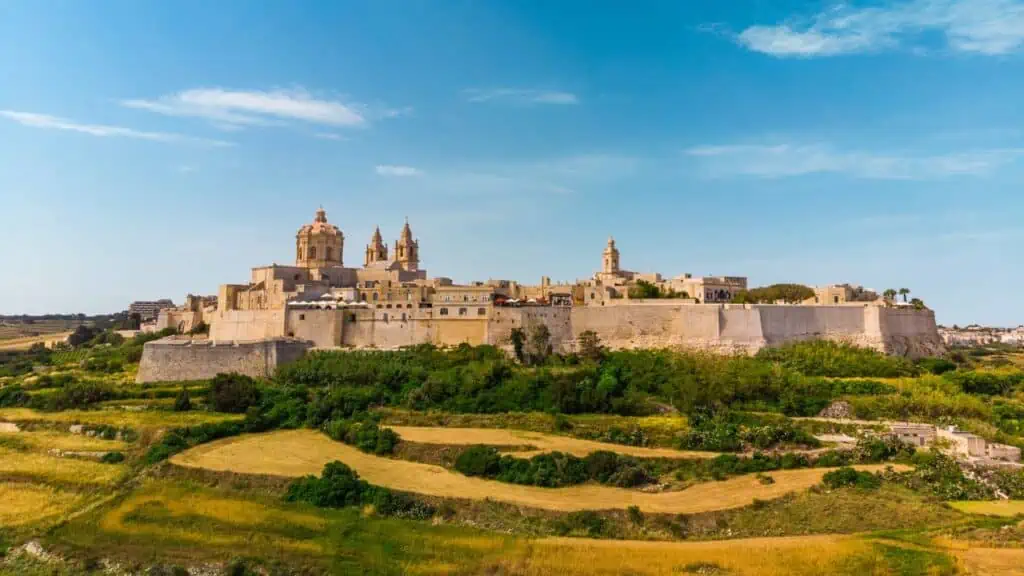 Orașul Mdina din Malta