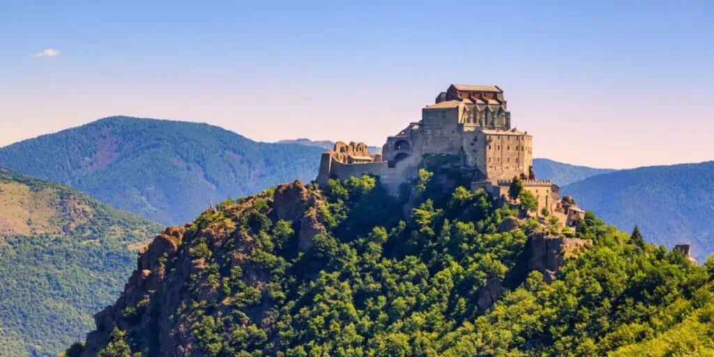 Sacra di San Michele în Val di Susa, Italia