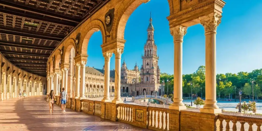 Plaza de España Sevilla, Spania