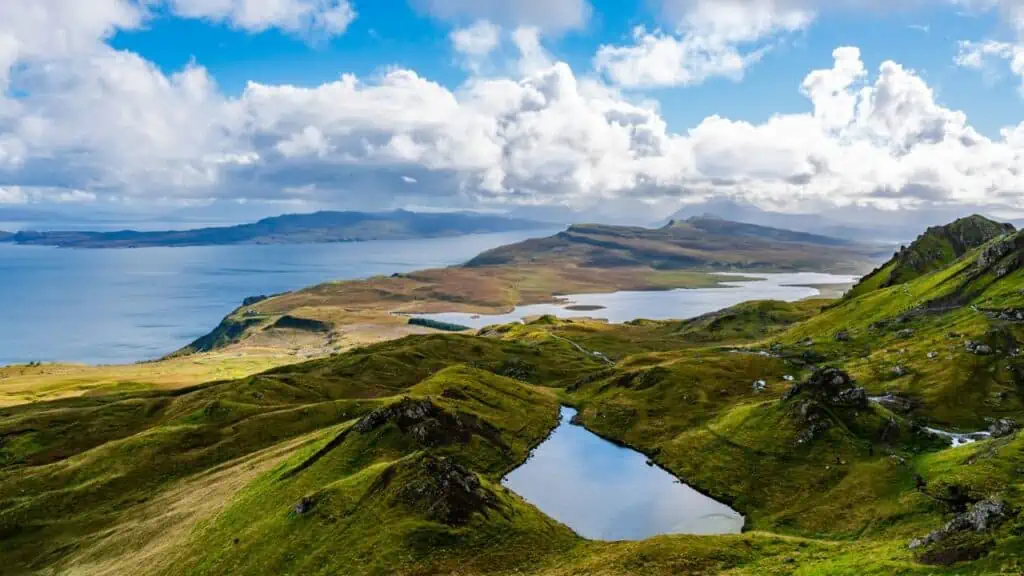 Sunetul lui Raasay pe insula Skye, Scoția