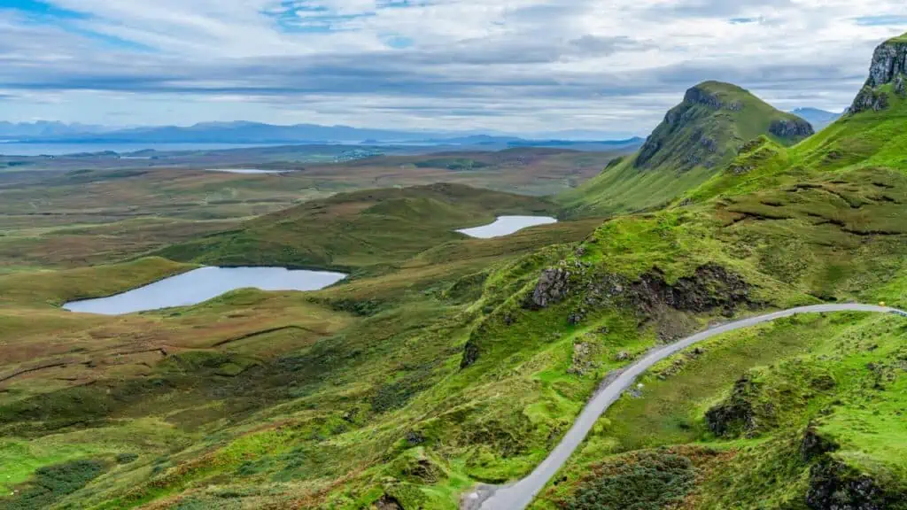 Pasul Quiraing pe insula Skye, Scoția