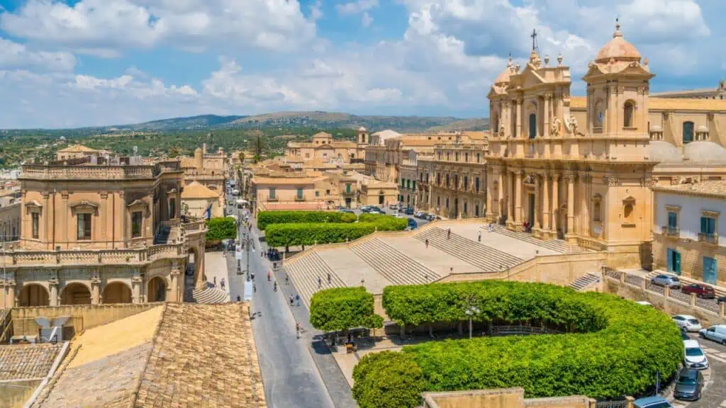 Orașul baroc Noto din Sicilia, Italia