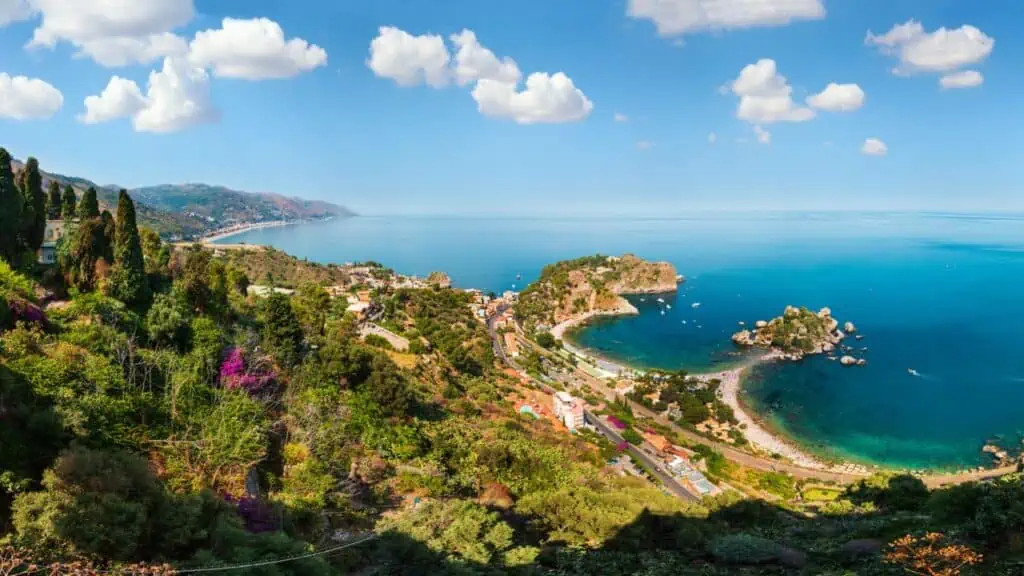 Taormina în Sicilia, Italia