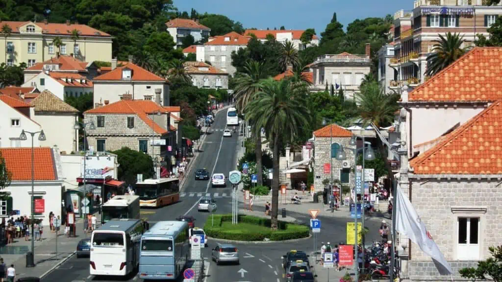 Dubrovnik, Croația - Strada Brsalje