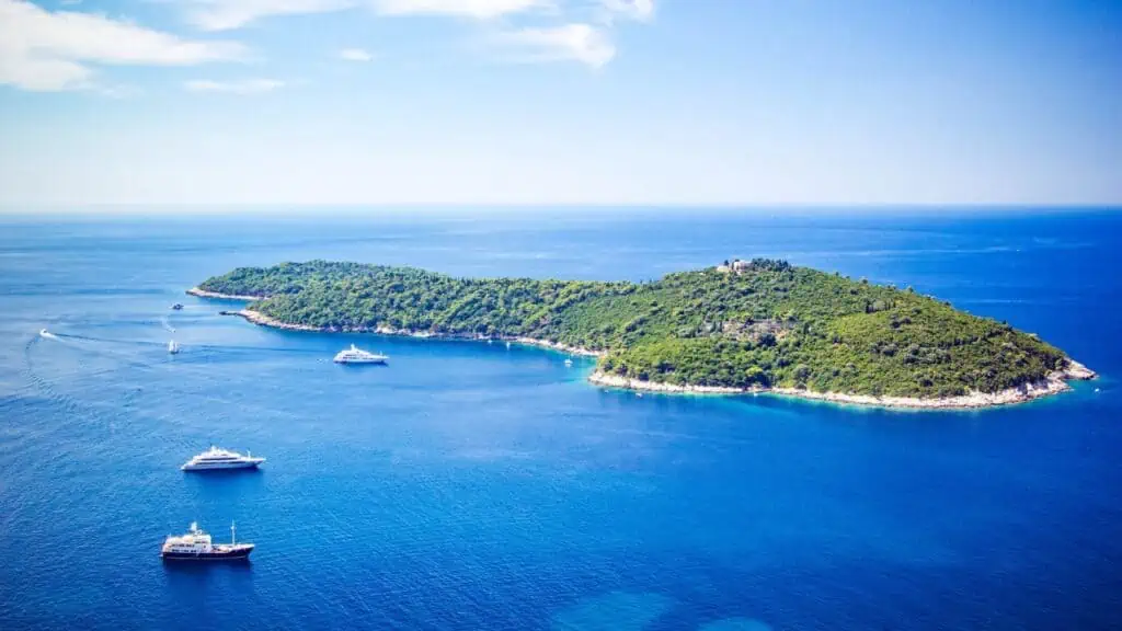 Dubrovnik, Croația - Insula Lokrum