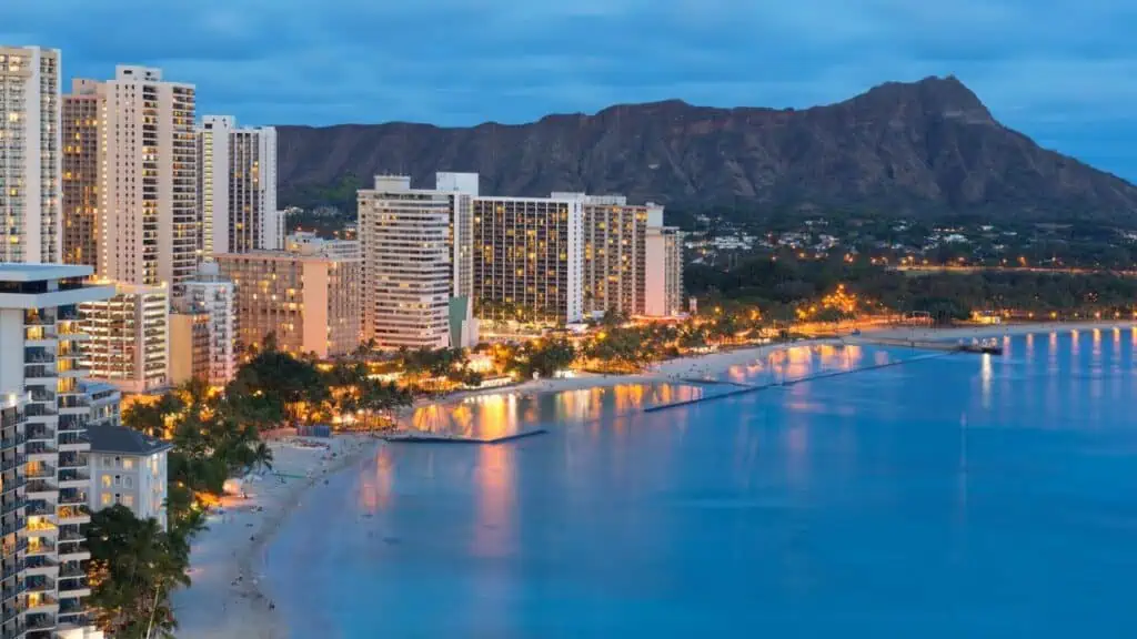 Plaja Waikiki, Oahu, Hawaii