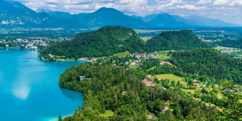 Vedere de la Mala Osojnica - Bled, Slovenia