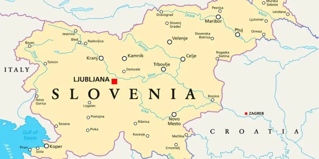 Harta Sloveniei